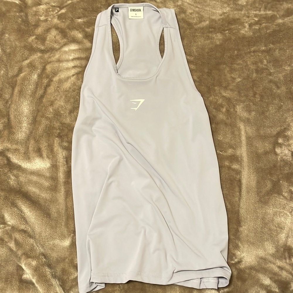 Women’s Gym Shark Tank Top small blue